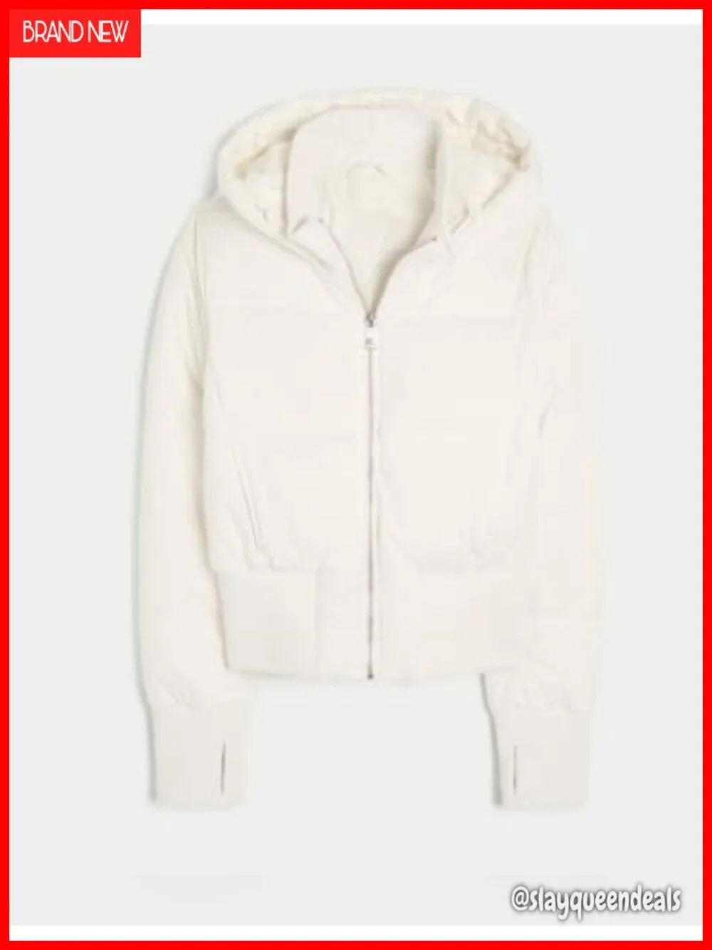 Cropped Puffer Jacket Faux Fur Trim Quilted Lightweight Winter Bomber Coat